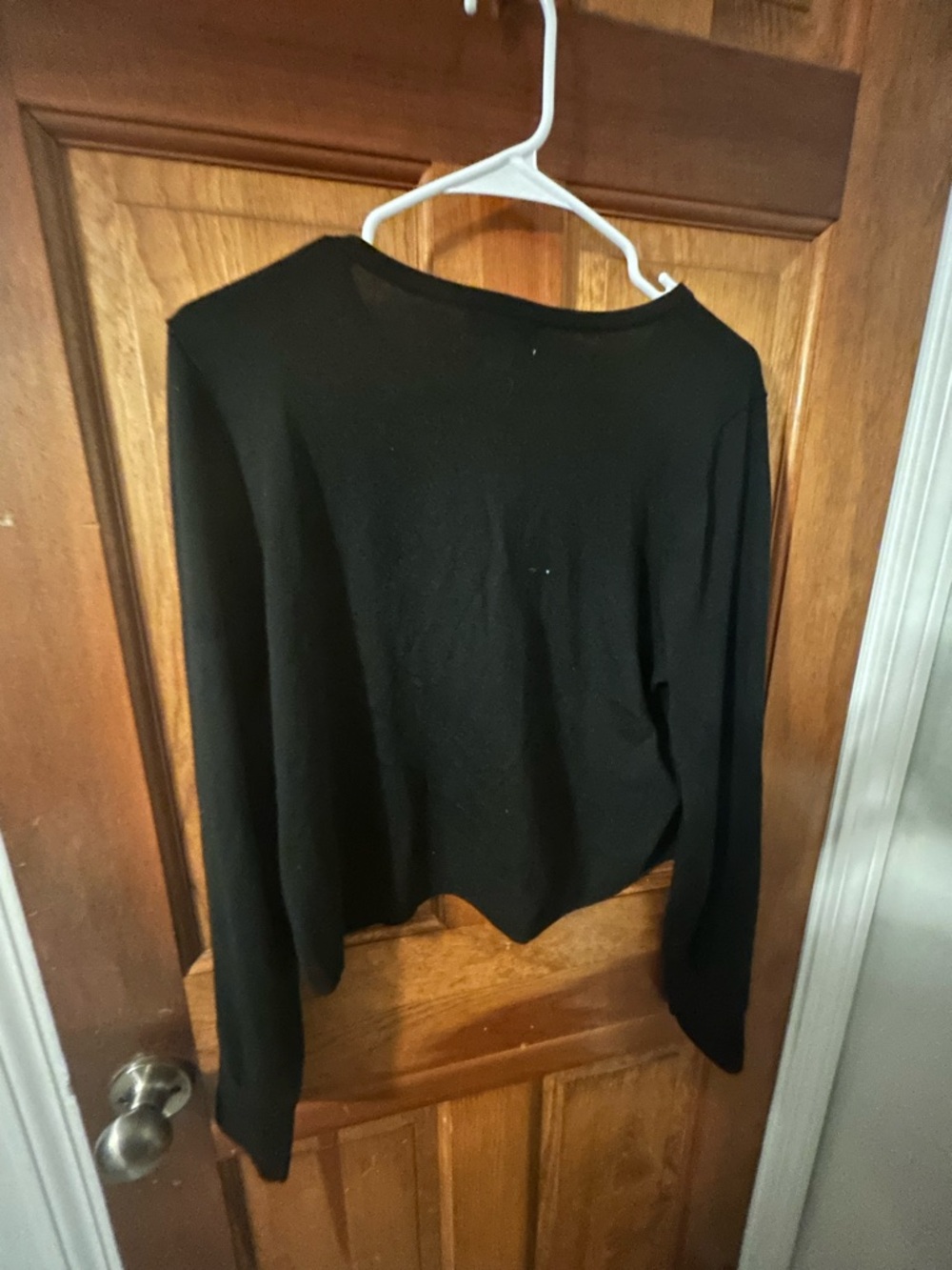NEW Ava & Viv Plus Size Black Lightweight Cardigan Sweater, Size XXL (17) - Picture 2 of 2
